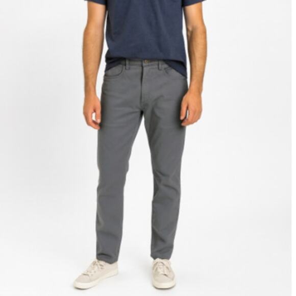 Huckberry Flint And Tinder Men's SZ 31/32 Tapered Fit Chino Pants Gray - Picture 1 of 7